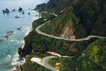 New Zealand coastline
